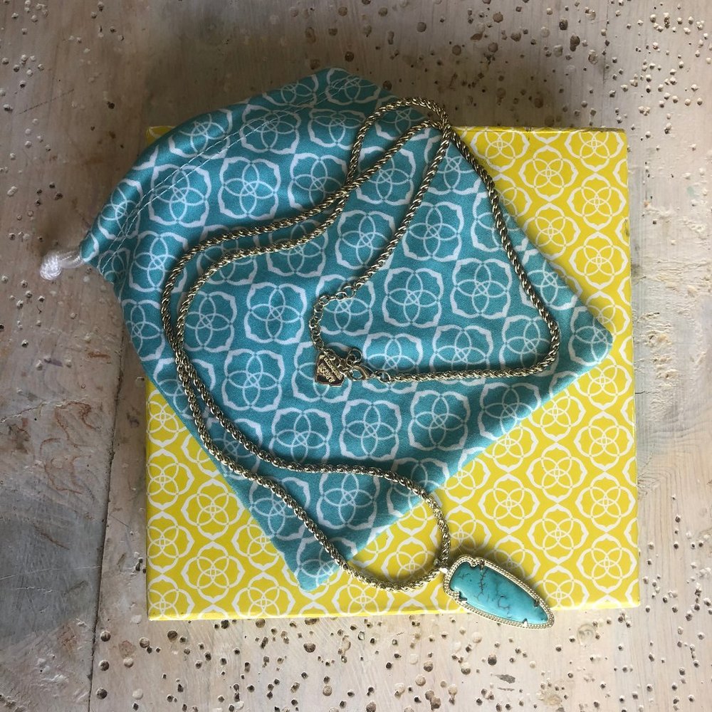 Kendra Scott Kimmy Necklace in Turquoise